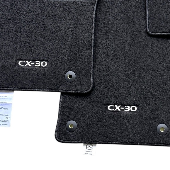 Mazda CX-30 2025 Black Car Floor Mats - Picture 10 of 11